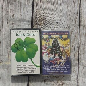 2 holiday cassette tapes